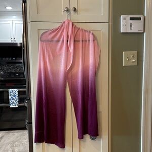 Life Is Good Pink and Purple Scarf